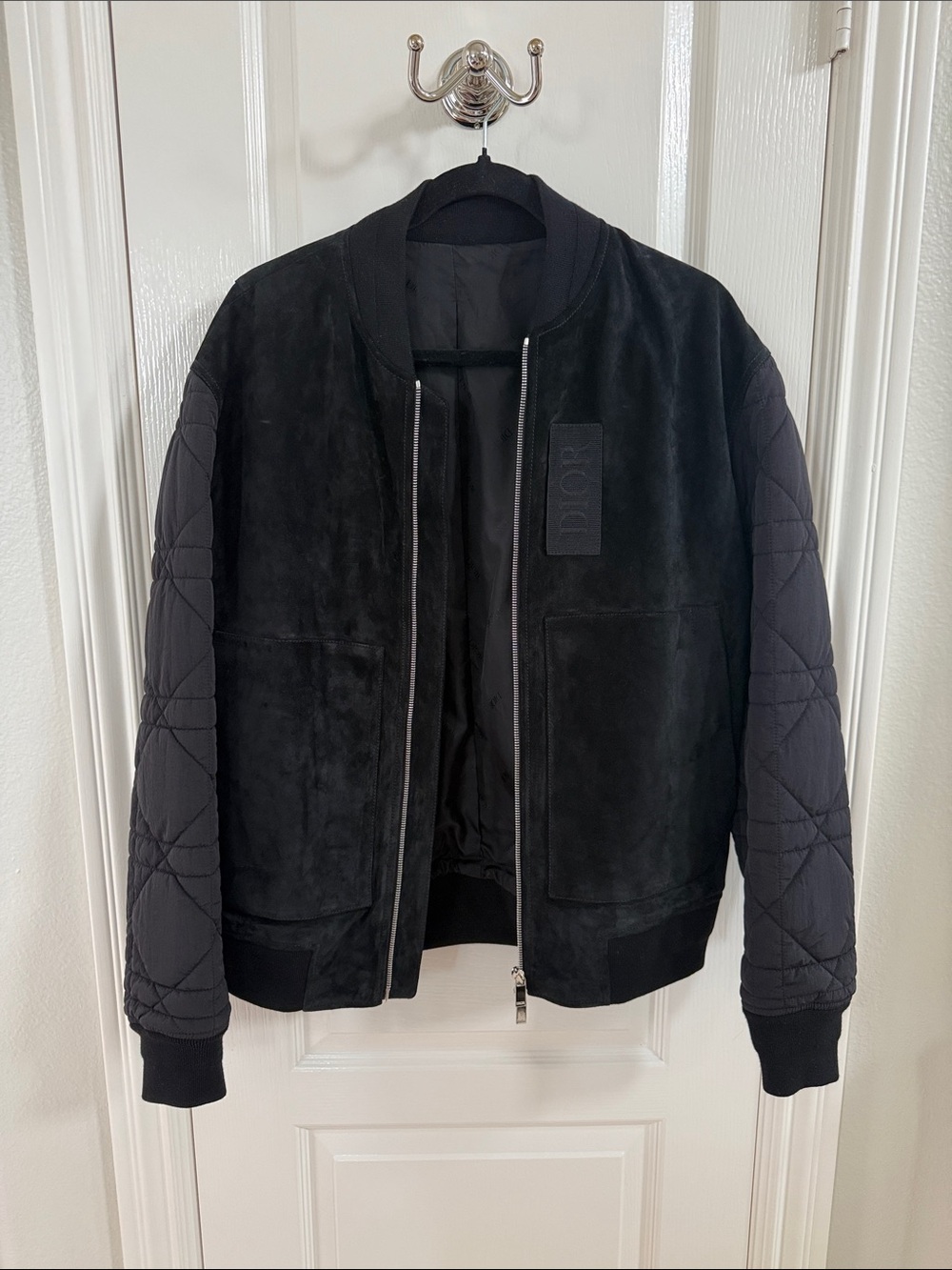 100% AUTHENTIC DIOR MEN CANNAGE VARSITY JACKET